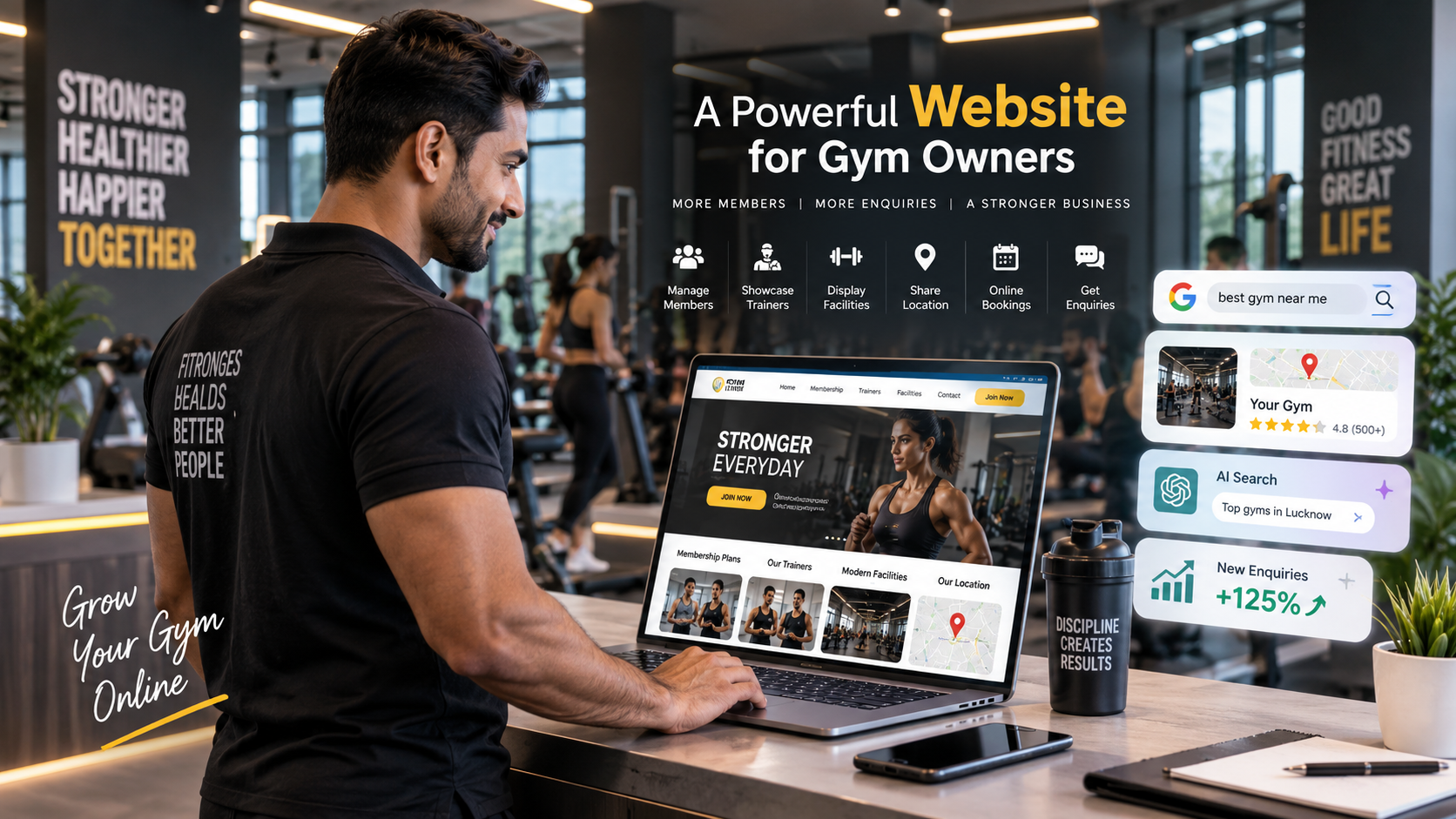 Website for Gym Owner: Build Your Gym's Digital Presence and Manage It Smarter